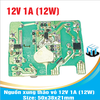 Board nguồn tháo vỏ 12V 1A 50x38x21mm