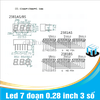 Led 7 đoạn 0.28 inch 3 số màu đỏ