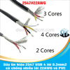 Dây tín hiệu 2547 USB 4 lõi 0.3mm2 có chống nhiễu lõi 22AWG vỏ PVC