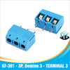 Đầu Nối KF-301 - 3P, Domino 3 - TERMINAL 3