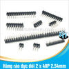 Hàng rào đực đôi 2 x 40P 2.54mm chân thẳng