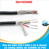 Dây tín hiệu 2547 USB 4 lõi 0.3mm2 có chống nhiễu lõi 22AWG vỏ PVC