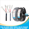 Dây tín hiệu 2547 USB 2 lõi 0.12mm2 có chống nhiễu lõi 26AWG vỏ PVC