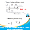 Relay ALDP105 ALDP105W 05V 5A 4 chân chính hãng Panasonic