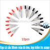 COMBO 10 chiếc Kẹp cá sấu 50mm màu đỏ đen, kẹp kiểm tra acquy (5 đỏ - 5 đen)