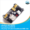 Module cấp nguồn + BREADBOARD 830 LỖ + 65 JUMP CÁI CẮM BREADBOARD MB-102