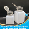 Chai nhựa đựng dung dịch vệ sinh - tẩy rửa mạch in nắp thiếc ESD