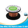 1Dây đồng câu mạch 0.1mm 12 mét