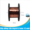 1Dây đồng câu mạch 0.1mm 12 mét
