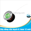1Dây đồng câu mạch 0.1mm 12 mét