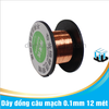 1Dây đồng câu mạch 0.1mm 12 mét