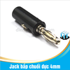 COMBO 2 cặp Jack bắp chuối đực 4mm đen đỏ(2 đen ,2 đỏ)