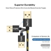 CÁP SẠC SAMSUNG CHUẨN MICRO USB HIỆU TOPK DÂY SẠC NHANH CHO ĐIỆN THOẠI ANDROID SỢI NYLON CHỐNG ĐỨT GÃY