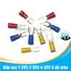 Đầu cos Y SV2-3 SV2-4 SV2-5 các màu đầu cốt chữ y, đầu cos, cos Y