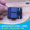 24V 2 kênh - Module Relay 2 kênh 24V chịu được hiệu điện thế lên đến 250VAC 10A
