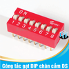 Công tắc gạt DIP chân cắm DS màu đỏ