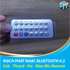 Mạch phát nhạc Bluetooth 4.2 hỗ trợ USB - TFcard - Fm - kèm mic remote