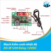Mạch kiểm soát nhiệt độ XH-W1209 relay 12Vdc - Không kèm vỏ mica