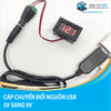 Cáp chuyển đổi nguồn USB 5 sang 9v và 5 sang 12v