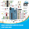 Arduino Uno R3 SMD (CH340 + ATMEGA328P-AU) + KÈM CÁP