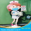Standee chống dịch Covid-19