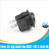 Công tắc bập bênh tròn KCD1-105 2 chân 6A
