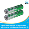 PIN SẠC AAA NI-MH DUNG LƯỢNG 1000 MAH HIỆU DELIPOW, KHẢ NĂNG SẠC LÊN TỚI 1200 LẦN