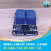 24V 2 kênh - Module Relay 2 kênh 24V chịu được hiệu điện thế lên đến 250VAC 10A