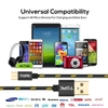 CÁP SẠC SAMSUNG CHUẨN MICRO USB HIỆU TOPK DÂY SẠC NHANH CHO ĐIỆN THOẠI ANDROID SỢI NYLON CHỐNG ĐỨT GÃY