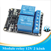 12V 2 kênh - Module Relay 2 kênh 12V chịu được hiệu điện thế lên đến 250VAC 10A