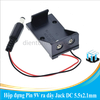 Hộp đựng Pin 9V ra dây Jack DC 5.5x2.1mm