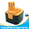 Vỏ pin National 12v đóng 6 cell lion