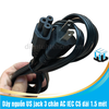 Dây nguồn US jack 3 chân AC IEC C5 dài 1.5 mét