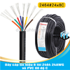 Dây cáp tín hiệu 8 lõi 2464 24AWG 0.2mm2 vỏ PVC 80 độ C