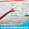 Dây điện đôi 2468 20AWG 2 màu đỏ - đen lõi 0.5mm2 vỏ PVC