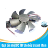Quạt tản nhiệt DC 18V cho bếp từ cánh 11cm