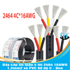 Dây cáp tín hiệu 4 lõi 2464 16AWG 1.2mm2 vỏ PVC 80 độ C - Đen