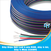 Dây Điện Nối Led 4 pin RGB, dây 4 lõi, Dây 4 Màu 22AWG