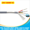 Dây tín hiệu 2547 USB 4 lõi 0.08mm2 có chống nhiễu lõi 28AWG vỏ PVC