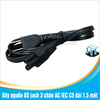 Dây nguồn US jack 3 chân AC IEC C5 dài 1.5 mét