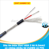 Dây tín hiệu 2547 USB 2 lõi 0.2mm2 có chống nhiễu lõi 24AWG vỏ PVC