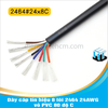 Dây cáp tín hiệu 8 lõi 2464 24AWG 0.2mm2 vỏ PVC 80 độ C