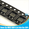 Diode Cầu MB6S 600V 0.5A Chân Dán SOP 4