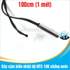 Dây cảm biến nhiệt độ NTC 10K chống nước dài 1 mét