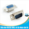 Đầu hàn RS232 DB9, vỏ ốp nhựa vặn ốc nhiều loại