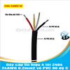 Dây cáp tín hiệu 4 lõi 2464 24AWG 0.2mm2 vỏ PVC 80 độ C