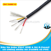 Dây tín hiệu 2547 USB 4 lõi 0.2mm2 có chống nhiễu lõi 24AWG vỏ PVC