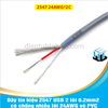 Dây tín hiệu 2547 USB 2 lõi 0.2mm2 có chống nhiễu lõi 24AWG vỏ PVC