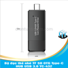 Bộ đọc thẻ nhớ TF SD OTG Type-C - HUB USB 3.0 YC-432