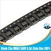 Diode Cầu MB6S 600V 0.5A Chân Dán SOP 4